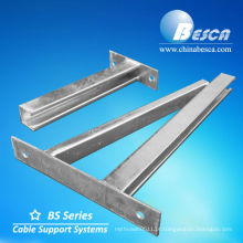 Suporte de cantilever de bandeja de cabo / acessórios de canal